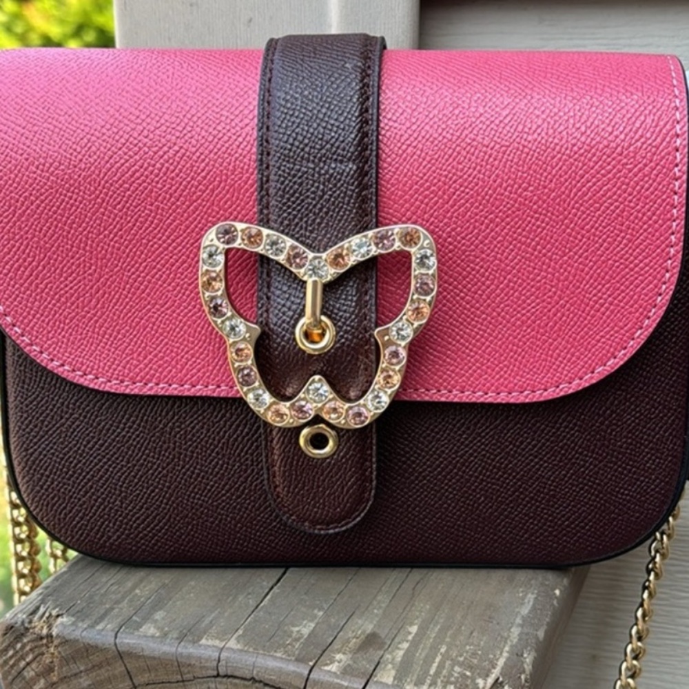 Coach Gemma with Rhinestone Butterfly Crossbody